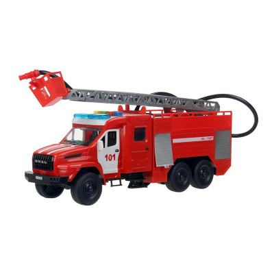 Игрушка машинка Пожарная URAL NEXT 28 см  Технопарк URALNEXTFIR 27PLWAT RD 1